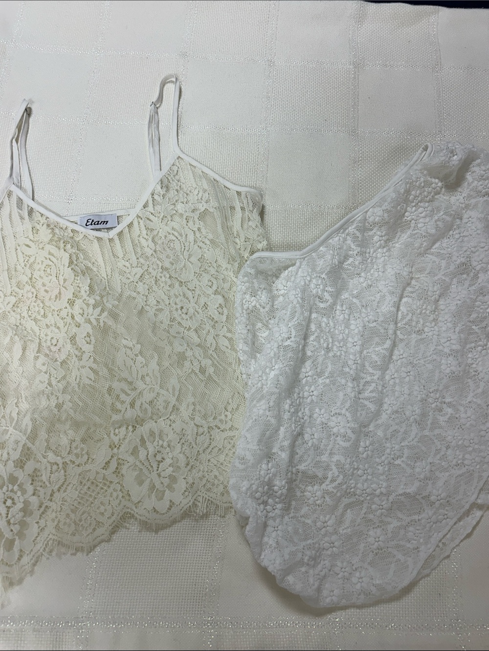 Lace Camisole in Cream - Delicate Women's Intimate Top set